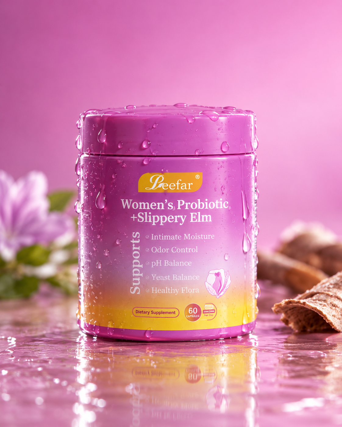 Women's Probiotic + Slippery Elm Gummies